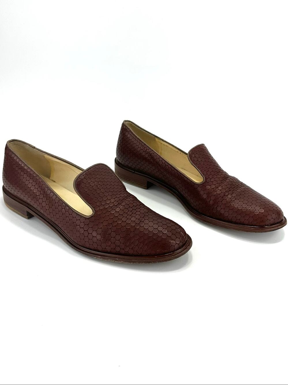 Robert Clergerie Flats/Loafers Sz 9/39.5 Brown Leather Comfort Classic Versatile